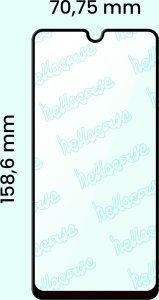 Hello Case 3x Szkło Hybrydowe do Samsung Galaxy A13 5G (szybka 9H, 5D, na cały ekran) 5
