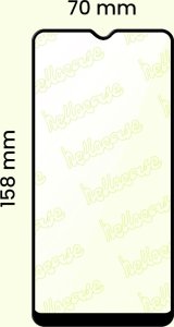 Hello Case 2x Szkło Hybrydowe do Realme C25Y (szybka 9H, 5D, ochronne, na cały ekran) 5