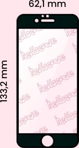 Hello Case 2-pak Szkło Hartowane do iPhone 6 / 6s Ochronne Pełne Na cały ekran 5D 9H 4