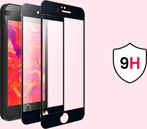 Hello Case 2-pak Szkło Hartowane do iPhone 6 / 6s Ochronne Pełne Na cały ekran 5D 9H 6