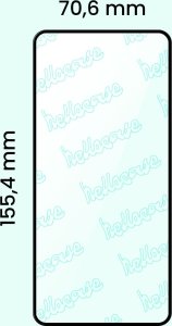 Hello Case 3x Szkło Hybrydowe do Xiaomi Mi 11 LITE 4G (9H,5D, ochronne, na cały ekran) 5