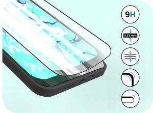 Hello Case 3x Szkło Hybrydowe do Xiaomi Mi 11 LITE 4G (9H,5D, ochronne, na cały ekran) 8