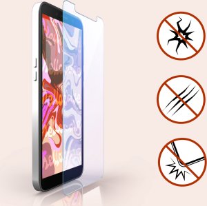 Hello Case 2-PAK Szkło Hartowane do Motorola Moto E5 Plus (9H, płaskie 2.5D, ochronne) 4