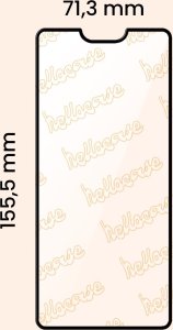 Hello Case 3-pak SZKŁO HARTOWANE DO Honor X8 5G / X6 / 70 Lite na ekran 9H ochronne 5D 4