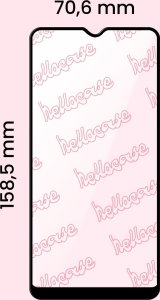 Hello Case 2-pak Szkło Hartowane do Motorola Moto E7i POWER Pełne Na cały ekran 5D 9H 4