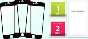 Hello Case 3x Szkło Hybrydowe do iPhone 6 PLUS (szybka 9H,5D, ochronne, na cały ekran) 7