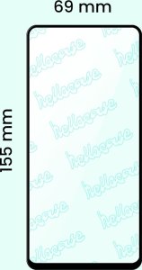 Hello Case 3x Szkło Hybrydowe do Oppo Reno 3 PRO (szybka, 5D, ochronne, na cały ekran) 5