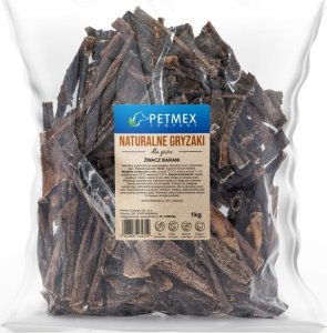 Petmex PETMEX Żwacz barani gryzak naturalny 1kg 1