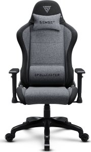 Fotel SENSE7 Spellcaster FUKU materiałowy czarno-szary 3