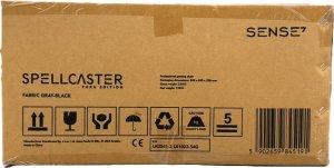 Fotel SENSE7 Spellcaster FUKU materiałowy czarno-szary 14