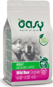 Oasy OASY - Karma dla psa 12kg Adult Medium dzik 1