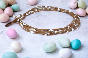 PrzydaSie 10X Bazie Gałązka Bazia Stroik Wielkanoc 65Cm 10Szt 4