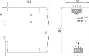 Mean Well ZASILACZ IMPULSOWY NDR-240-24 MEAN WELL 5