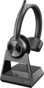 Słuchawki Poly Savi 7310 - Savi 7300 series - Headset - On-Ear - DECT - bezprzewodowy - USB-A przez DECT-Adapter - czarny - Certyfikowany dla Microsoft Teams, UC-certifikowany 3