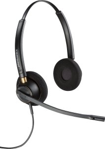 Słuchawki Poly Poly EncorePro HW520D - EncorePro 500 series - Headset - On-Ear - kabelgebunden - Quick Disconnect - Schwarz - Zertifiziert fur Skype fur Unternehmen 1