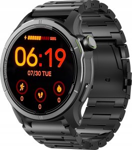 Smartwatch Wenom Smartwatch Męski Zegarek Czarny Zaawansowane Funkcje GPS PRO Zdrowie Sport 2