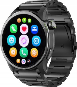 Smartwatch Wenom Smartwatch Męski Zegarek Czarny Zaawansowane Funkcje GPS PRO Zdrowie Sport 3
