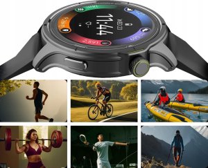 Smartwatch Wenom Smartwatch Męski Zegarek Czarny Zaawansowane Funkcje GPS PRO Zdrowie Sport 5