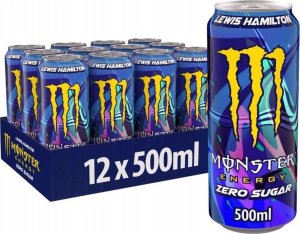 Monster Monster Energy Lewis Hamilton Zero Cukru 500 ml x 12 sztuk 1