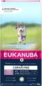 EUKANUBA EUKANUBA Szczenie duża rasa bez zbóż jagnięcina - sucha karma dla psa - 12 kg 1