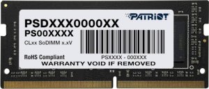 Pamięć do laptopa Patriot SODIMM, DDR4, 32 GB, 3200 MHz, CL22 (7D4A32AB9CH00800PT) 1