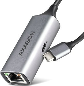 Karta sieciowa Axagon ADE-TXPD Karta sieciowa Gigabit Ethernet adapter, USB-C 3.2 Gen 1, instalacja automatyczna, Asix AX8817, PD 100W 1