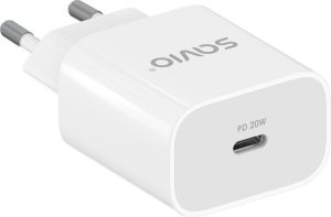 Ładowarka Savio Ładowarka sieciowa 20W LA-09 USB-C QC, PD 3.0 2