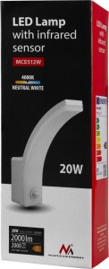Maclean Lampa LED z czujnikiem ruchu MCE512 W 7