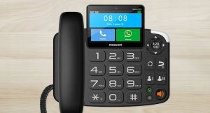 Telefon stacjonarny Maxcom MM42D SE Czarny 2