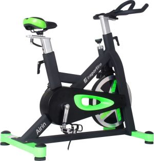 Rower stacjonarny inSPORTline Airin magnetyczny indoor cycling zielony 1