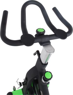 Rower stacjonarny inSPORTline Airin magnetyczny indoor cycling zielony 5