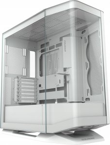 Komputer Cougar COUGAR | FV270 White | PC Case | Mid tower / Tempered, Curved Glass Perimeter / Quick Detachable Air Filters / Up to 9 Fans (1x120mm RGB Preinstalled) / White 2