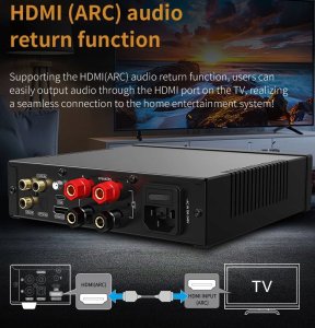 SMSL SMSL A200 - wzmacniacz głośnikowy z Bluetooth 5