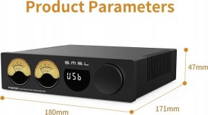 SMSL SMSL A200 - wzmacniacz głośnikowy z Bluetooth 6