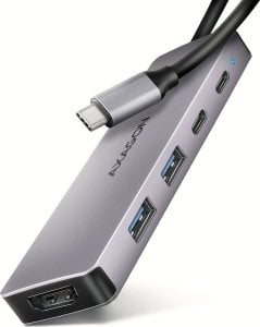 HUB USB Axagon AXAGON HMC-5H60, USB 5Gbps hub, porty 2x USB-A, 1x USB-C, HDMI 4k/60, PD 100W, kabel USB-C 15cm 1