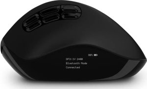 Mysz Connect IT DualMode bezprzewodowa ergonomiczna mysz z wyświetlaczem LCD, czarna 4