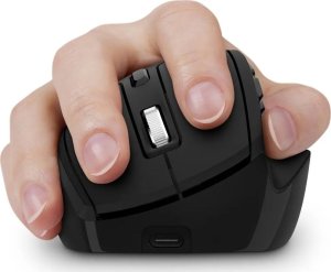 Mysz Connect IT DualMode bezprzewodowa ergonomiczna mysz z wyświetlaczem LCD, czarna 6