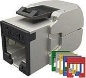 Solarix Solarix Samořezný keystone CAT6A STP SXKJ-10G-STP-RAL-SA, RAL FIT moduly, GROUND LOCK, Component Level a 4PPoE 1