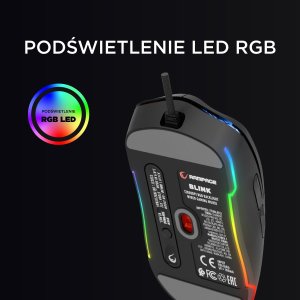 Mysz Rampage Blink  (BLINK-BLACK) 12