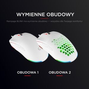Mysz Rampage Blink  (BLINK-WHITE) 12