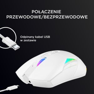 Mysz Rampage Nova M4  (NOVA M4-WHITE) 10