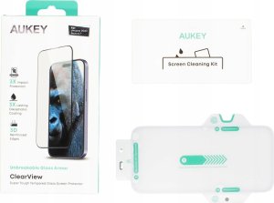 Aukey Aukey szkło hartowane, prywatyzujące do iPhone 15/15 Pro 4