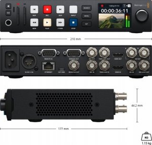 Blackmagic HyperDeck Studio HD Plus (BM-HYPERD/ST/DCHP) 4