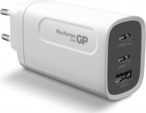 Ładowarka GP GP GaN USB QuickChargeAdapter PD 2xUSB-C & 1xUSB-A white  65W 8