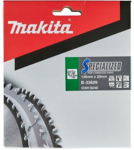Makita Makita B-33629 SPECIALIZED Saw Blade 136x20x24Z 2