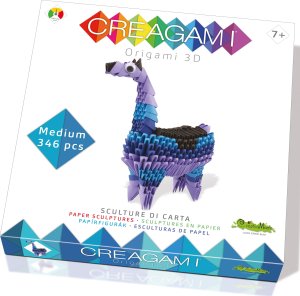 Cube Creagami Origami 3D Lama 346 Pieces 1
