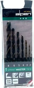 Wiertło Alpen Alpen Sprint Master TM 6 2-3-4-5 -8 2