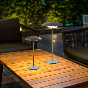 Lampa stołowa New Garden New Garden SARDINIA 30 anthracite Battery Lamp 1