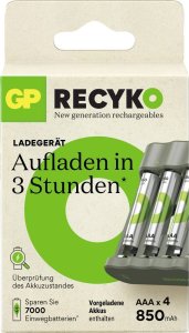 Ładowarka GP GP ReCyko B441 4-Port USB-Model Charger incl.4xAAA NiMh 850mAh 3