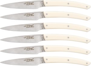 Laguiole Tradition Jean Dubost Laguiole 6 pcs. Knife Set, Acrylic Ivory 2